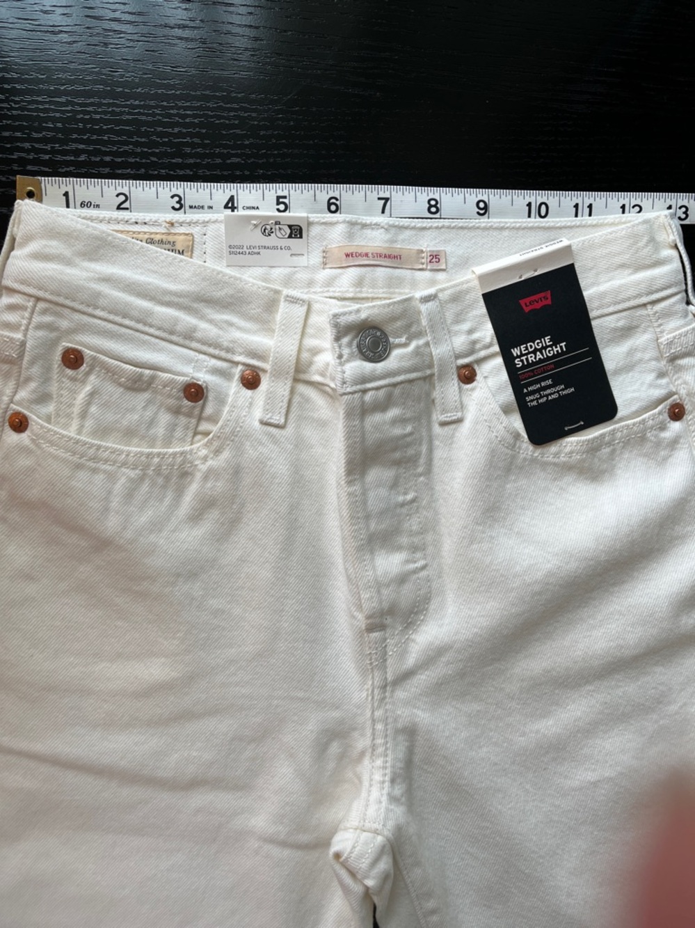 Levi's Wedgie Straight Ankle Women’s Jeans - size 25 NWT - Picture 6 of 7
